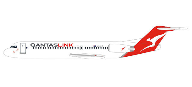 Fokker 100 QantasLink VH-NHF "Indsay Evans" (Snap-in model, stand specification, no landing gear) 1/100 [612340]