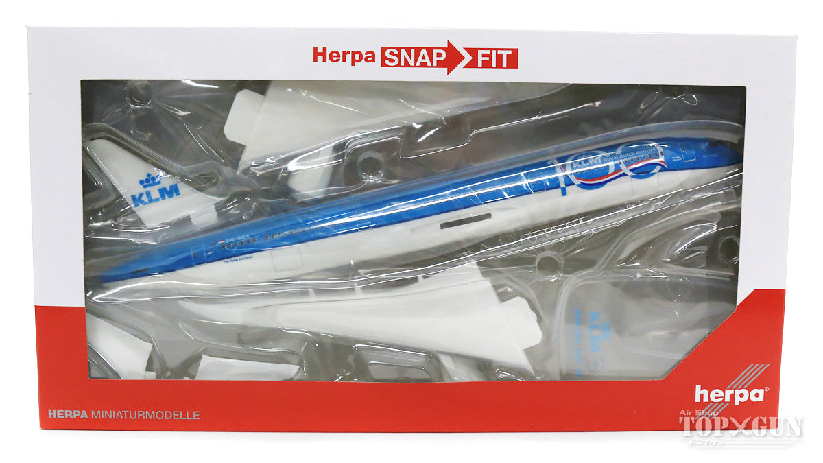 787-10 KLM Royal Dutch Airlines 100th Anniversary PH-BKA (Snap-in model, stand version, no landing gear) 1/200 *Plastic [612401]