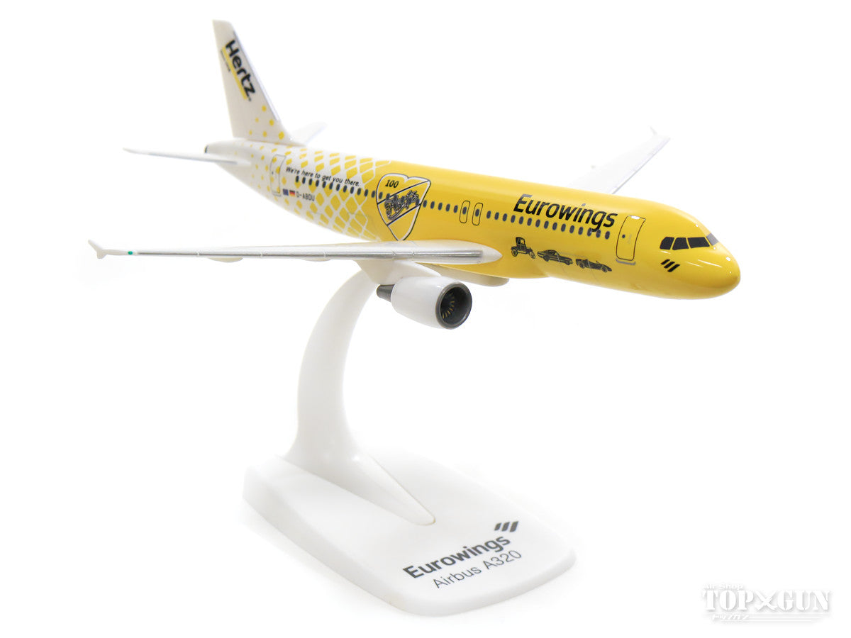 A320 Eurowings special paint "Hertz 100th Anniversary of Rent-A-Car" 2018 (Snap-in model, stand model, no landing gear) 1/200 *Plastic [612449]