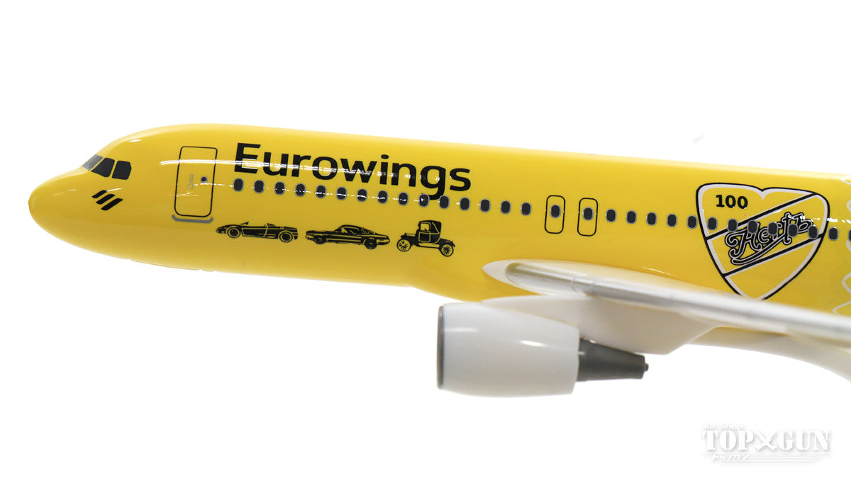 A320 Eurowings special paint "Hertz 100th Anniversary of Rent-A-Car" 2018 (Snap-in model, stand model, no landing gear) 1/200 *Plastic [612449]