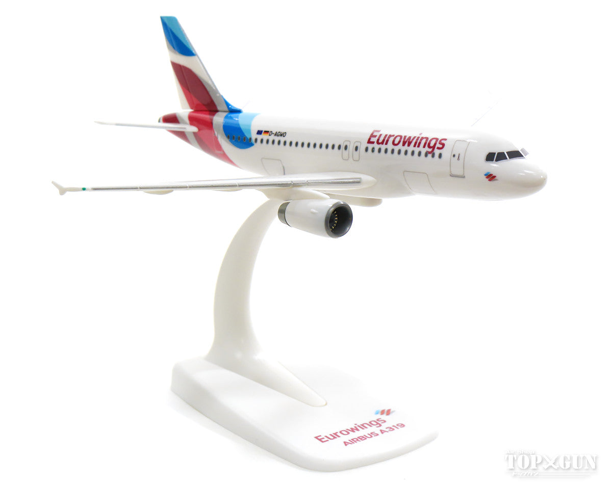 A319 Eurowings D-AGWO (Snap-in model, stand version, no landing gear) 1/200 *Plastic [612487]