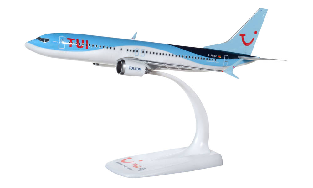 737Max 8 TUI fly Germany "Mallorca" D-AMAX (Snap-in model, stand specification, no landing gear) 1/200 *Plastic [612760]