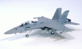F/A-18F アメリカ海軍 第41戦闘攻撃飛行隊 Black Aces 隊長機 低視認塗装 NH101  1/200 [6177]