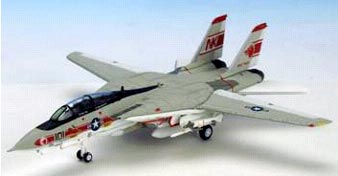 F-14A アメリカ海軍 第１戦闘飛行隊 「ウルフパック」 隊長（CO）機 空母エンタープライズ搭載 70年代 NK101 1/200 [6610]