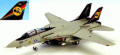 F-14D アメリカ海軍 第31戦闘飛行隊 「トムキャッターズ」 団司令（CAG）機 空母エイブラハム・リンカーン搭載 NK100 1/200 [6689]