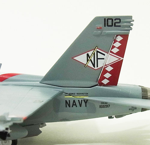 F/A-18F（複座型）アメリカ海軍 第102戦闘攻撃飛行隊「ダイアモンドバックス」隊長機 特別塗装「アメリカ海軍航空100周年」11年 #NF102 1/72 [75217]