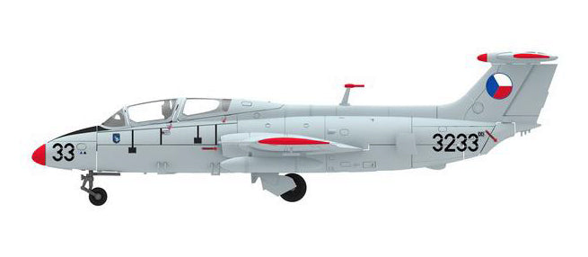 【予約商品】L-29 Delfin チェコ空軍 第341訓練隊 パルドゥビツェ空軍基地 1998 #3233 1/72 ※プラ製 [82MLCZ7212]