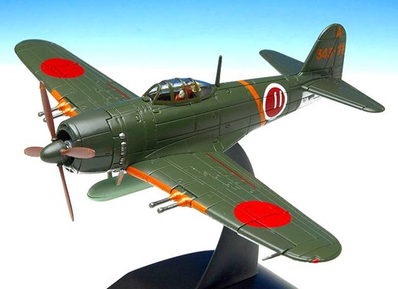 Kawanishi N1K1-J Shiden Model 21 (Shiden Kai) Imperial Japanese Navy 343rd Naval Air Group 301st Fighter Squadron Matsuyama Air Base 1945 1/87 *New mold [87002]