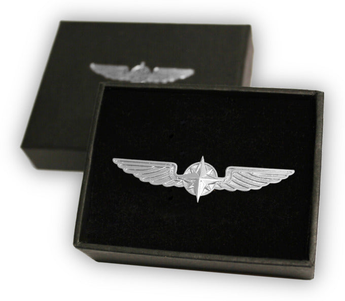 WING emblem silver [A0113]