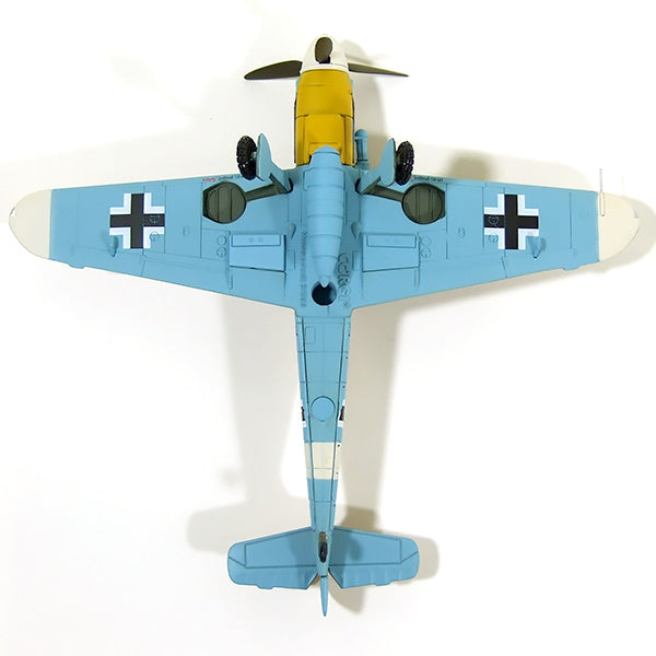 Bf109G-2/Trop (Tropical version) German Air Force No. 77 Fighter Wing III Squadron 8th Squadron Heinz Ludemann's aircraft (preserved at the Royal Air Force Museum) 1/72 [AA27104]