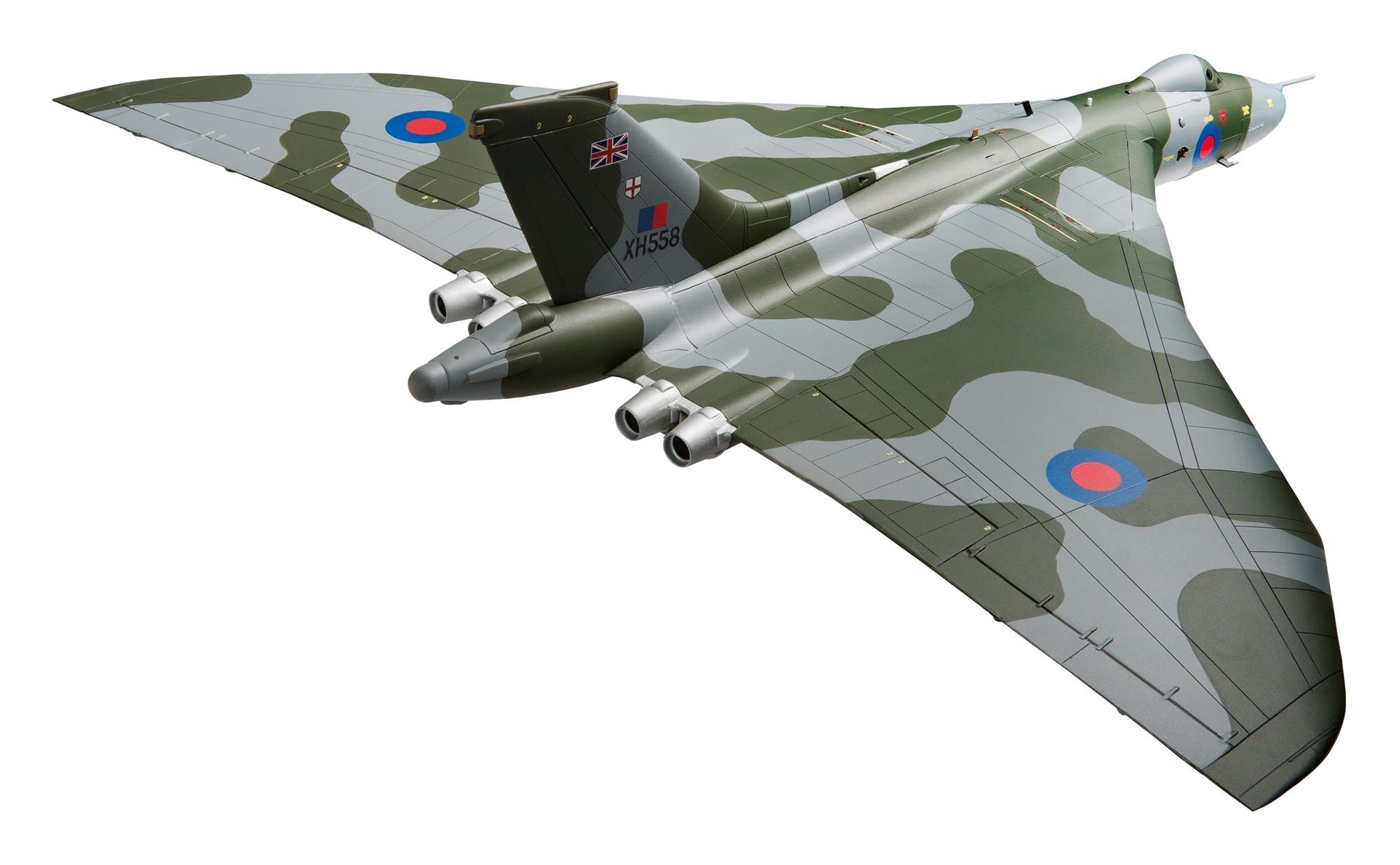 Avro Vulcan B.2 "Vulcan to the Fly" Foundation preserved aircraft (Royal Air Force paint) restored flight October 2007 G-VLCN/XH558 1/72 [AA27201]