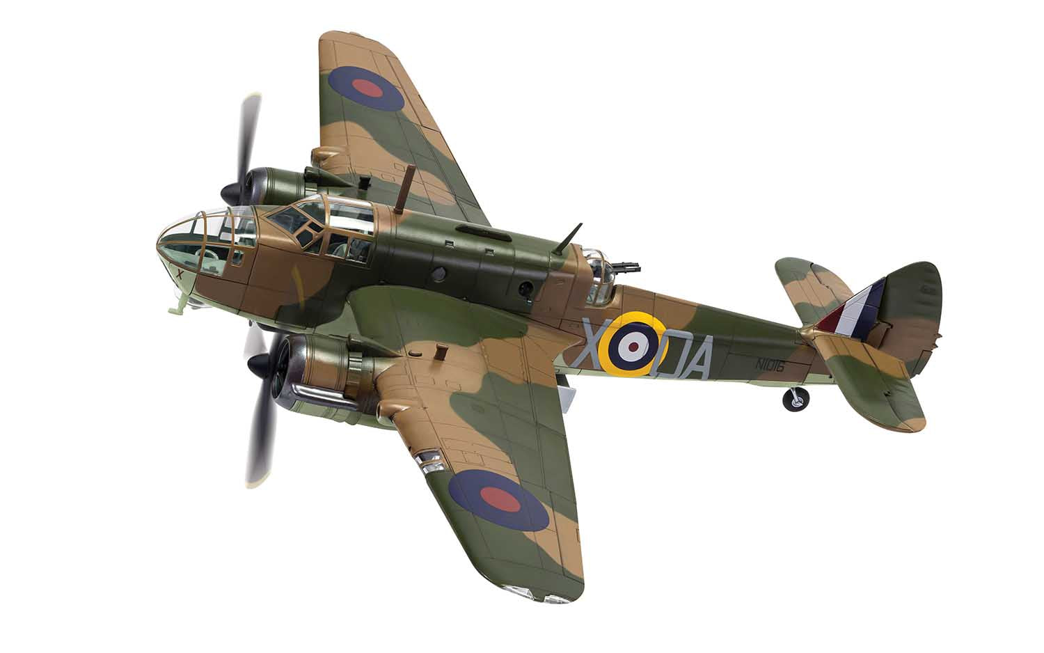 Bristol Beaufort Mk.I, No. 22 Squadron, Royal Air Force, Lt. Kenneth Campbell's aircraft, torpedo attack on battleship Gneisenau, Brest naval port, France, April 6, 1941, OA-X/N1016 1/72 [AA28901]