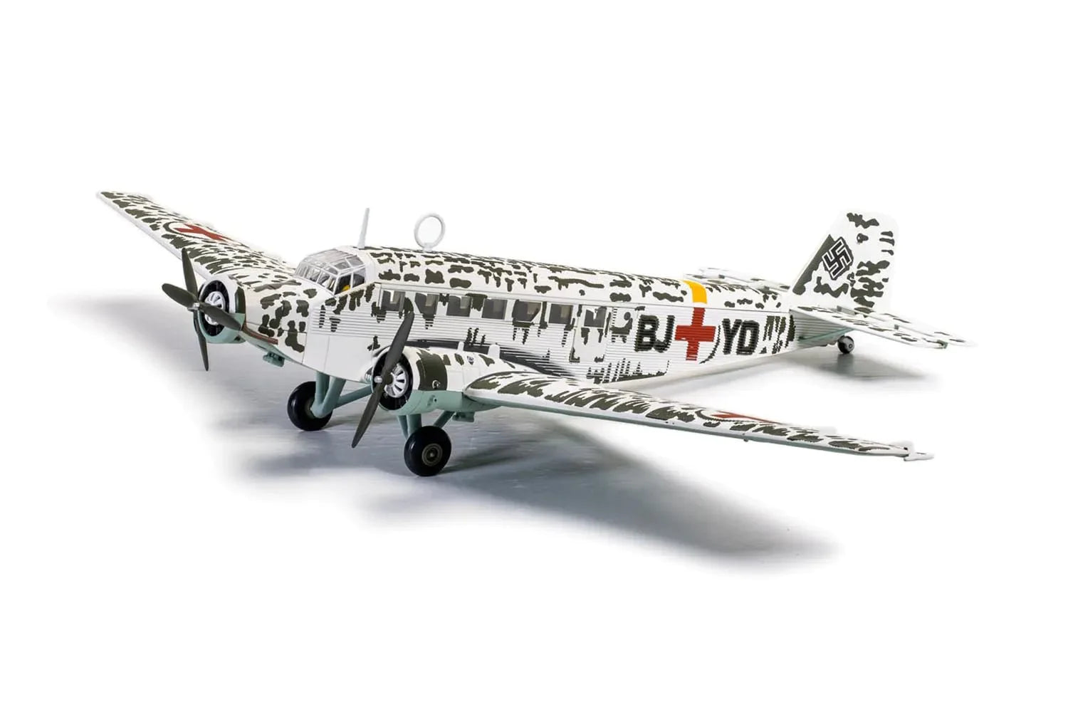 Junkers Ju-52/3M German Air Force Ambulance Aircraft Stalingrad Winter 1942 BJ+YD 1/72 [AA36911]