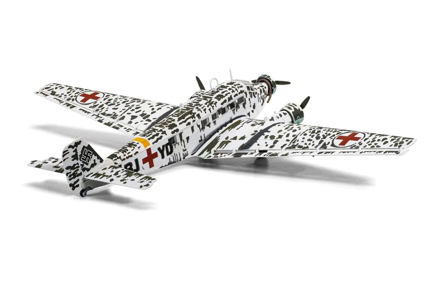 Junkers Ju-52/3M German Air Force Ambulance Aircraft Stalingrad Winter 1942 BJ+YD 1/72 [AA36911]