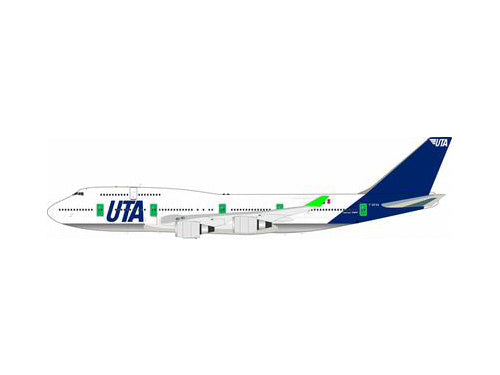 【予約商品】747-400 UTAフランス航空 80-90年代 （スタンド付属） F-GEXA 1/200 ※金属製 [ARDLE008]