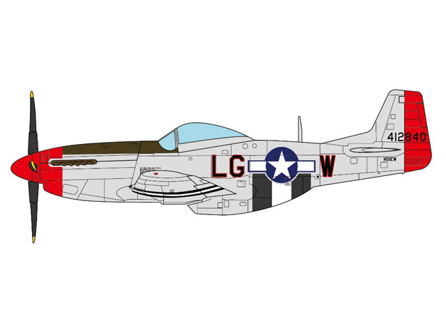 【予約商品】P-51D アメリカ陸軍航空軍塗装 映画『トップガン マーヴェリック』 出演機 2022年 LG-W/#44-12840/N51EW 1/72 [ATC72008]