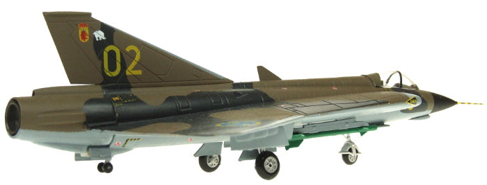 Aviation 72 サーブ ドラケンJ35J スウェーデン空軍 90年代 茶色