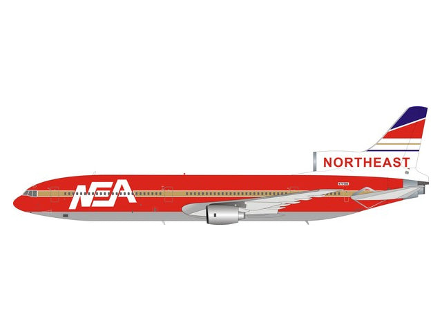 [Pre-order item] L-1011 Northeast Airlines (fictional model for the movie) (stand included) 1995 N765BE 1/200 *Made of metal [B-1011-DH01]