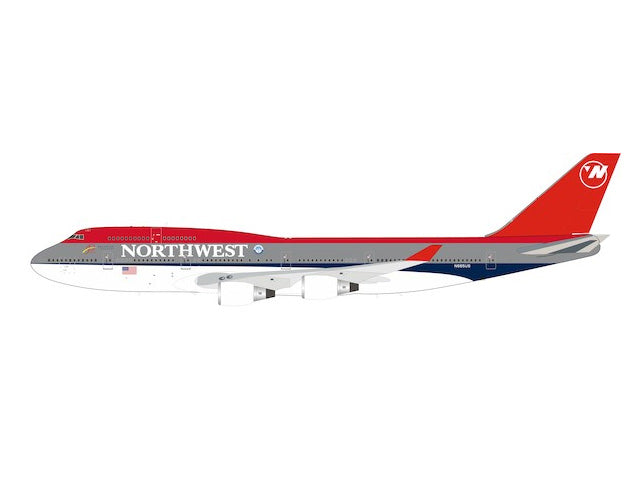 747-400 ノースウエスト航空 N665US 1/200 [B-744-NW-12]