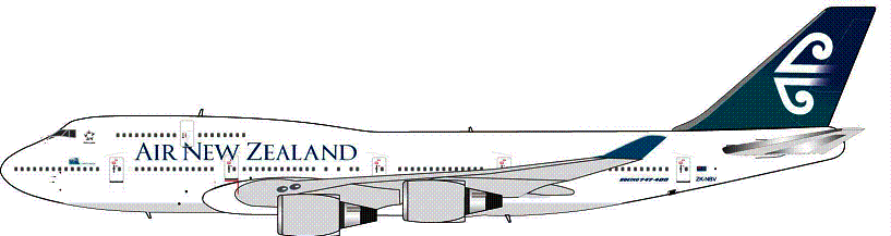 [Pre-order item] 747-400 Air New Zealand final flight September 2014 ZK-NBV "Christchurch" 1/200 [BBOXZK7474]