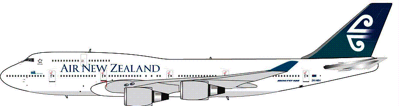 【予約商品】747-400 ニュージーランド航空 最終運航時 14年9月 ZK-NBV 「クライストチャーチ」 1/200 [BBOXZK7474]