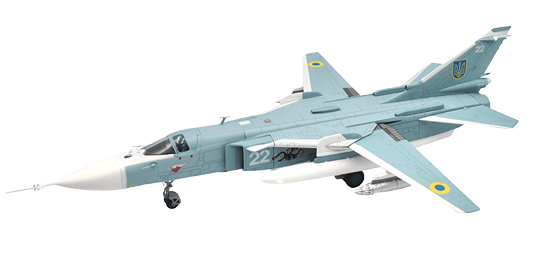 Su-24M Ukrainian Air Force White 22 1/72 [CA722403]