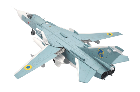 Su-24M Ukrainian Air Force White 22 1/72 [CA722403]