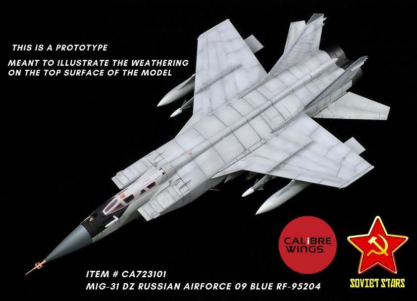 MiG-31DZ "Foxhound" Russian Aerospace Forces #09/RF-95204 1/72 *New mold [CA723101]