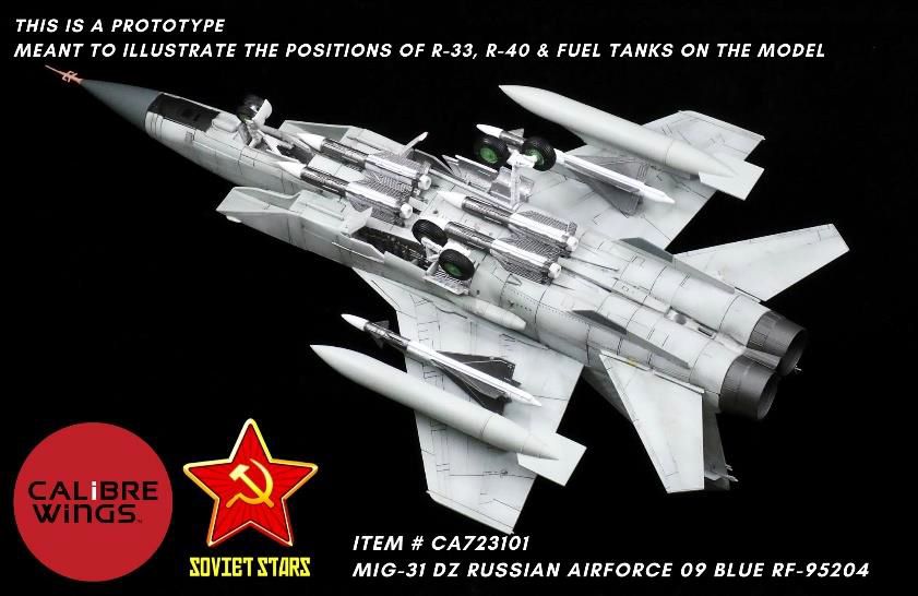 MiG-31DZ "Foxhound" Russian Aerospace Forces #09/RF-95204 1/72 *New mold [CA723101]