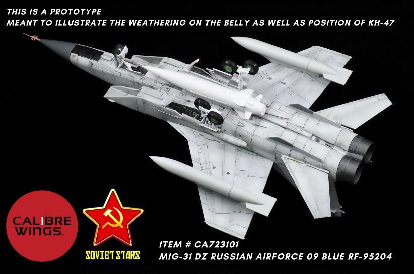 MiG-31DZ "Foxhound" Russian Aerospace Forces #09/RF-95204 1/72 *New mold [CA723101]