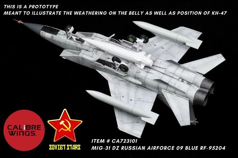 【予約商品】MiG-31DZ「フォックスハウンド」 ロシア航空宇宙軍 #09/RF-95204 1/72 ※新金型 [CA723101]