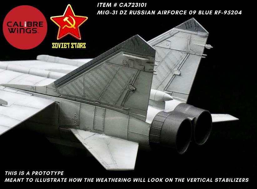 MiG-31DZ "Foxhound" Russian Aerospace Forces #09/RF-95204 1/72 *New mold [CA723101]