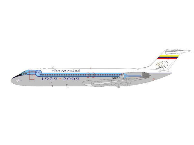 【予約商品】DC-9-32 アエロポスタル・ベネズエラ航空 特別塗装「創業80周年復刻」 09年 YV141T 1/200 [EAV141T]