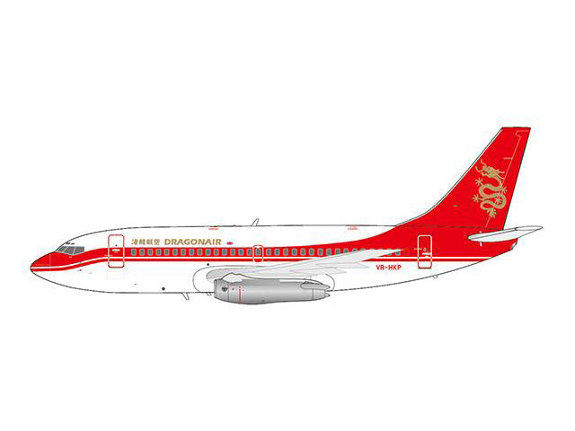 [Pre-order item] 737-200 Hong Kong Dragon Airlines circa 1985 VR-HKP 1/200 [EW2732004]