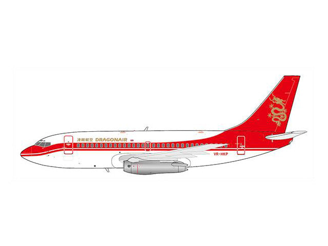 [Pre-order item] 737-200 Hong Kong Dragon Airlines 1990s VR-HKP 1/400 [EW4732001]