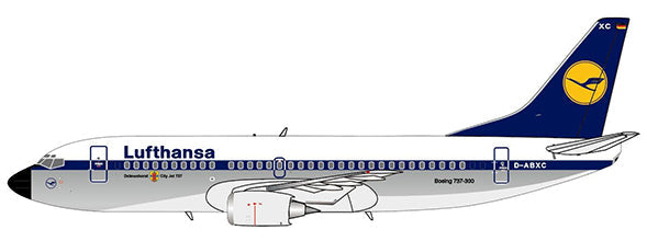 737-300 Lufthansa "Polished" D-ABXC 1/400 [EW4733002] 