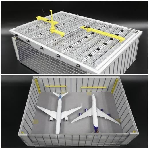 Hangar with overhead docking system 1/400 [FWDP-MS-4068] 