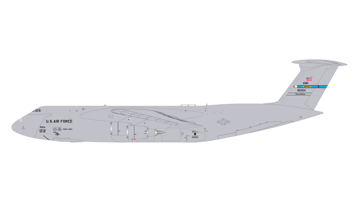【予約商品】C-5M アメリカ空軍 ドーバー空軍基地 69-0024 1/200 (GJ20230412) [G2AFO1133]