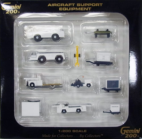 Airport Diorama Accessories Ground Support Vehicle (GSE) Set 2 1/200 [G2APS451]