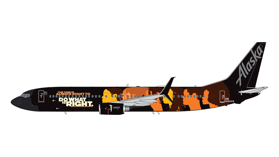 【予約商品】737-900ERsw アラスカ航空 特別塗装 「Our Commitment/UNCF」 N492AS 1/200 [G2ASA1016]