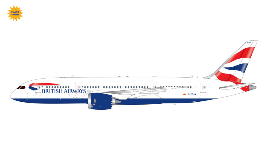 [Pre-order item] 787-8 British Airways (flaps down fixed) G-ZBJG 1/200 [G2BAW1120F]