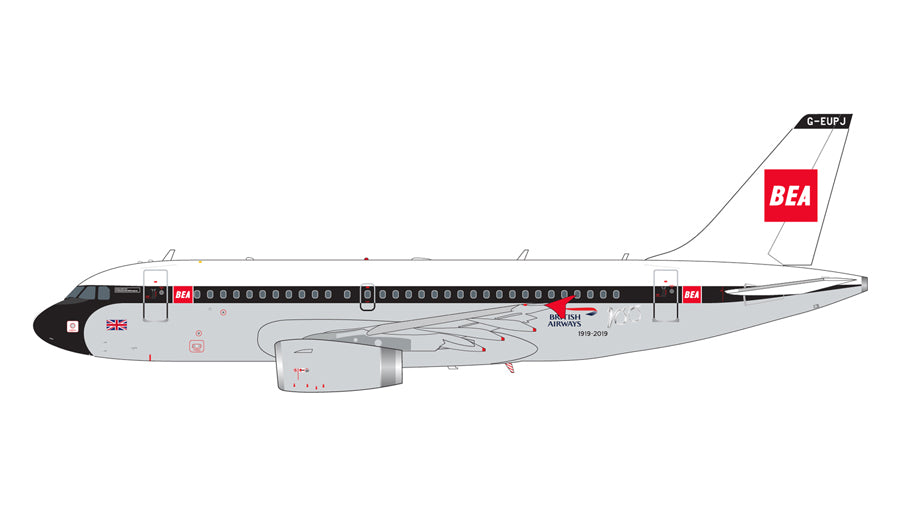 A319 British Airways BEA Paint G-EUPJ 1/200 [G2BAW842]