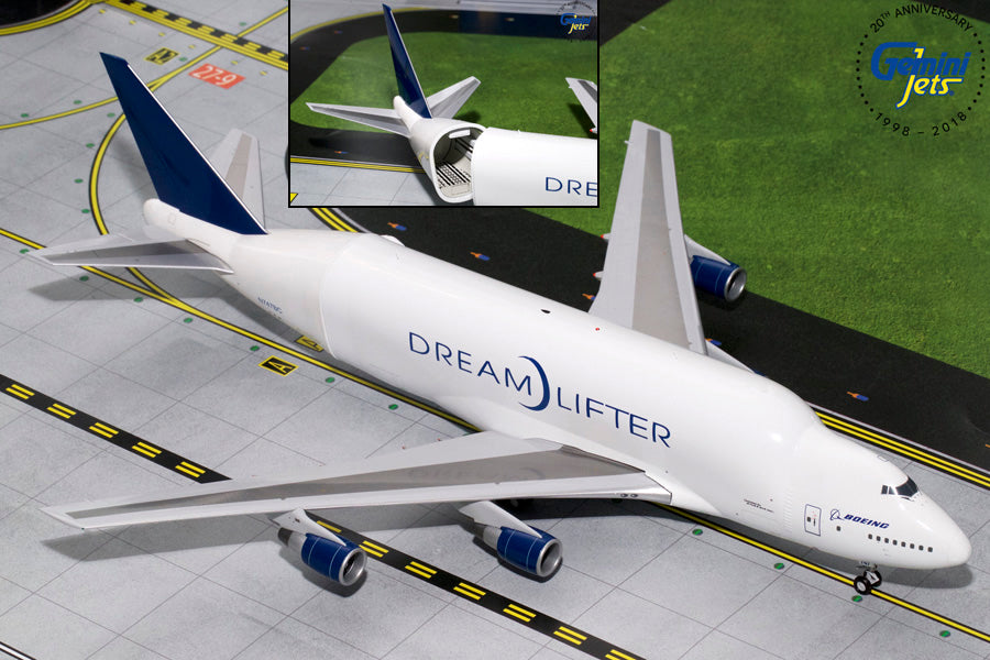 747LCF Dreamlifter Boeing (fuselage can be opened and closed) N747BC 1/200 *Made of metal and plastic [G2BOE723]