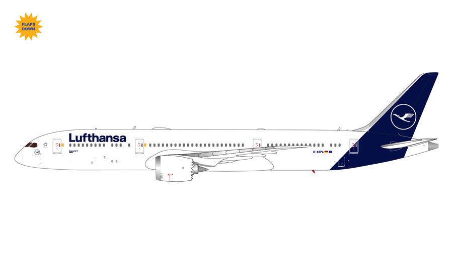 [Pre-order item] 787-9 Lufthansa (flaps down fixed) D-ABPA 1/200 [G2DLH1050F]