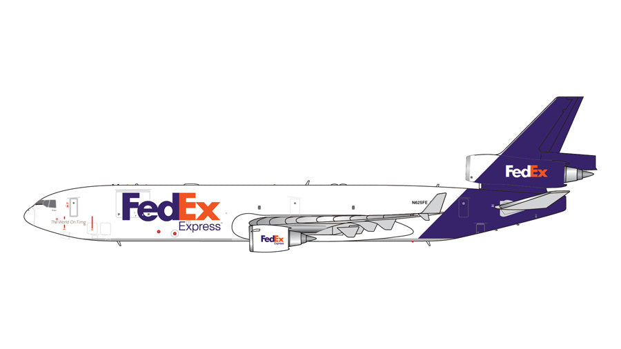 MD-11F (Cargo Type) FedEx N625FE 1/200 *Made of metal [G2FDX825]