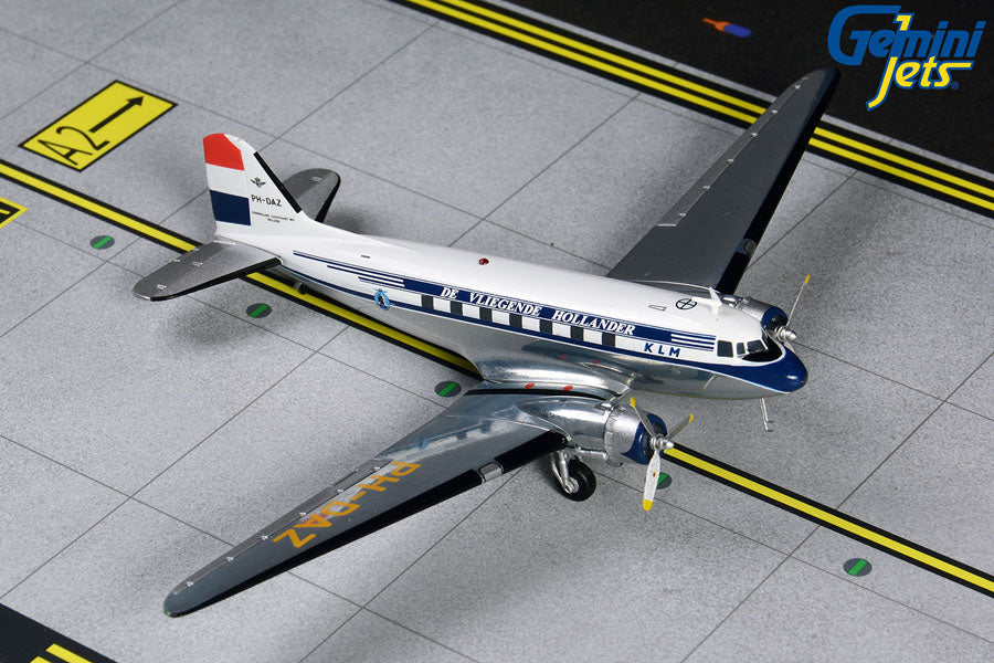 DC-3 KLM オランダ航空 PH-DAZ 1/200 [G2KLM843]
