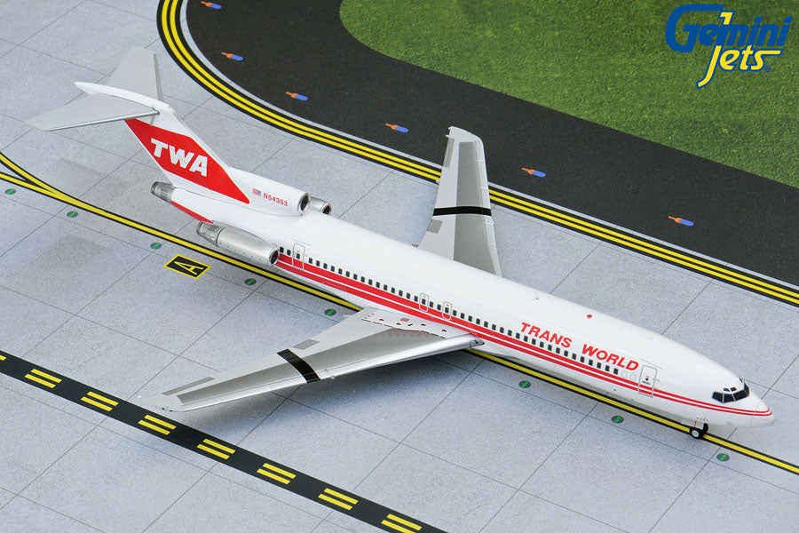 727-200 TWA Trans World Airlines 1980s N54353 1/200 *Made of metal [G2TWA343]