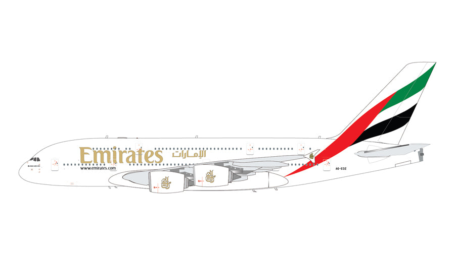 A380 Emirates Airlines A6-EOZ 1/200 *Made of metal [G2UAE728]