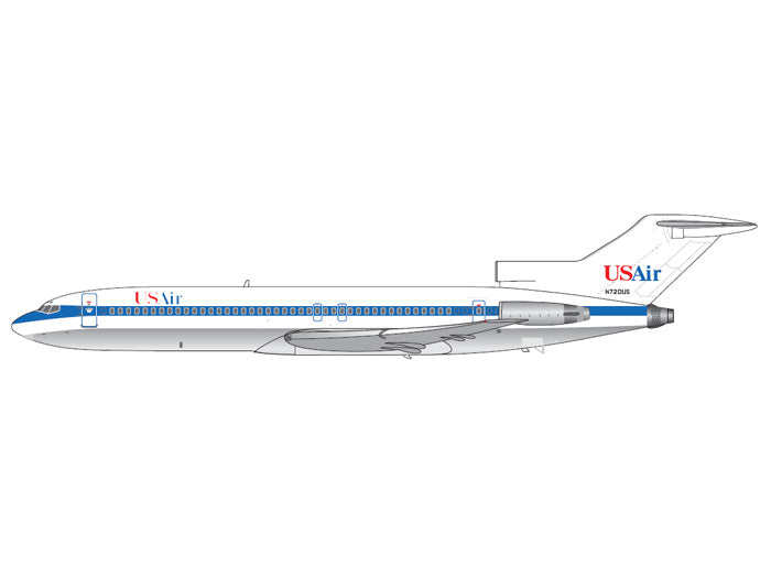 B727-200 US Air N720US Piedmont Merger 1/200 [G2USA406]