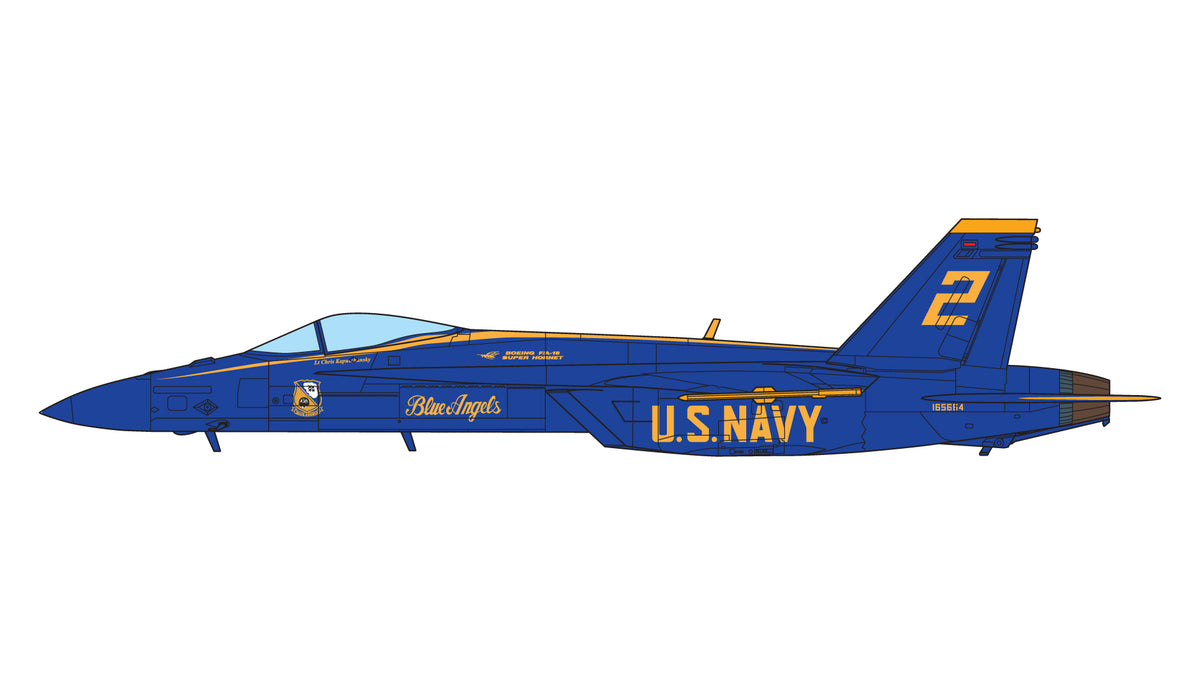 【予約商品】F/A-18E アメリカ海軍 ブルーエンジェルス 165664 1/72 (GJ20230412) [GAUSM10003]